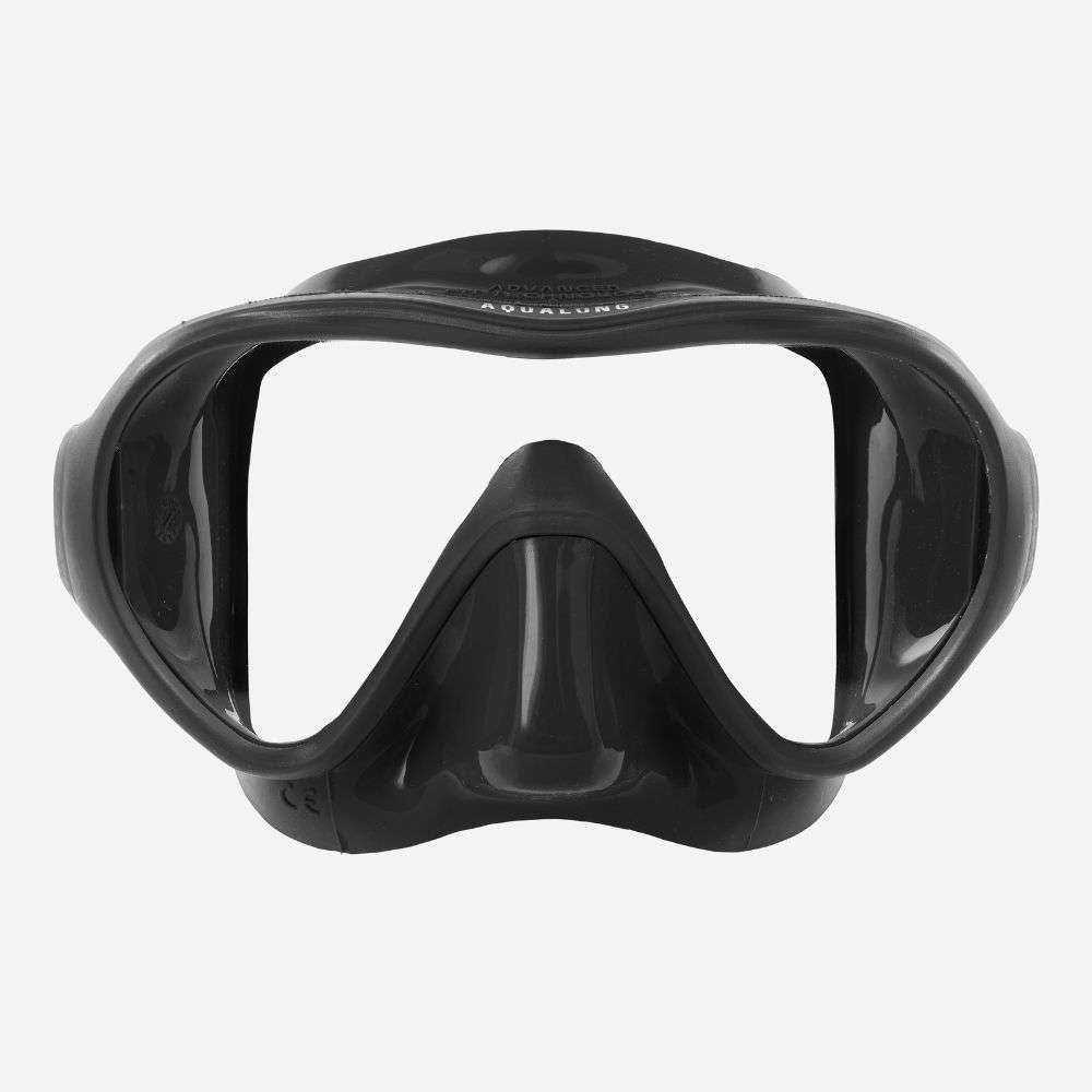 MASK REVEAL X1 BLACK / BLACK SILICONE - Click Image to Close